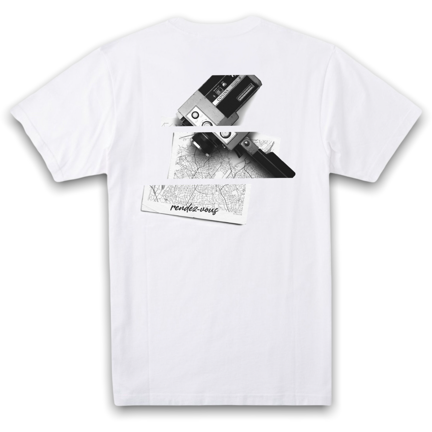 RDV WHT MAPBOARD TEE